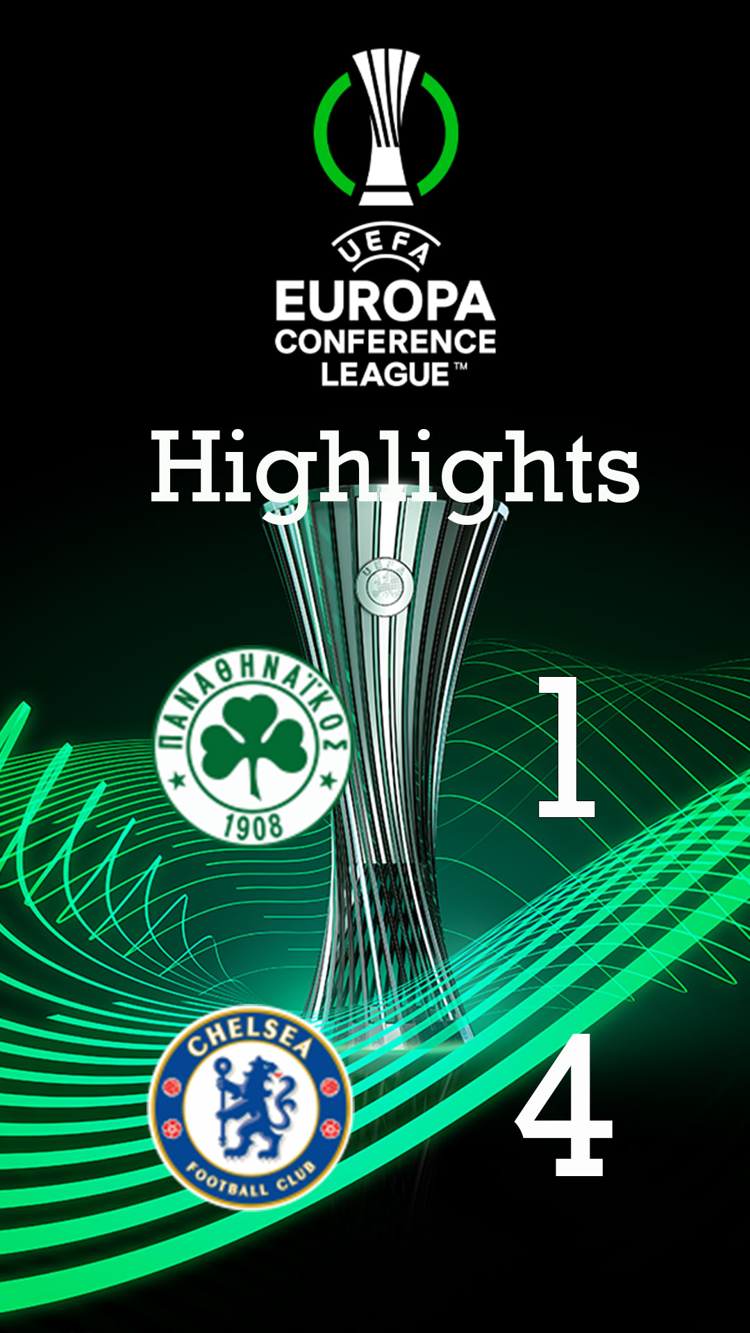 Panathinaikos 1 - 4 Chelsea | Highlight Europa Conference League 24/25