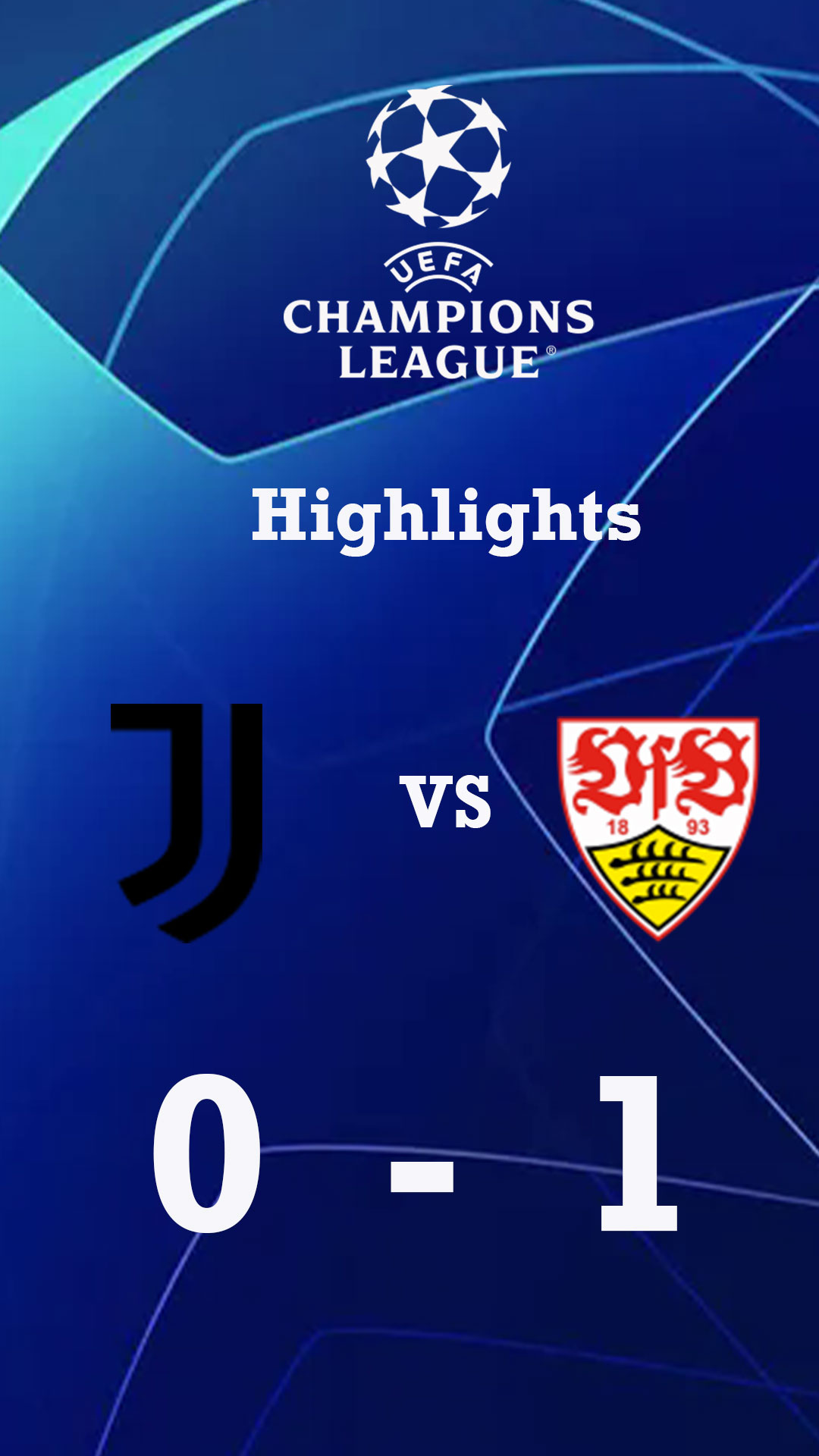 Juventus 0 - 1 Stuttgart | Highlight Champions League 24/25