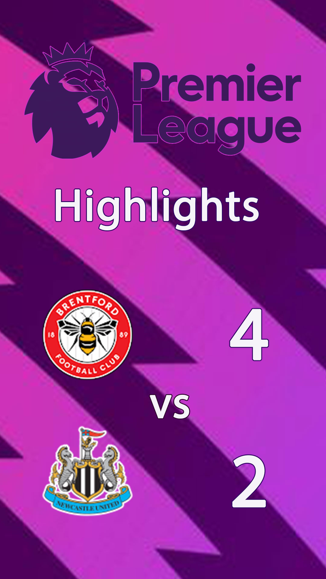 Brentford 4 - 2 Newcastle United : Highlight Premier League 24/25