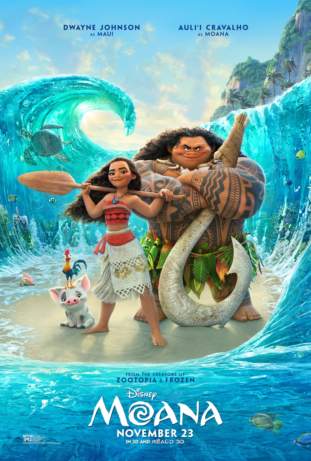 Moana (2016) โมอาน่า ผจญภัยตำนานหมู่เกาะทะเลใต้